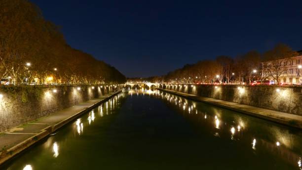 istock night landscape. italy Roma 1139470261