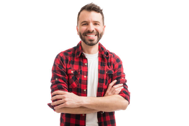 istock Man With Arms Crossed In Studio 1139470465