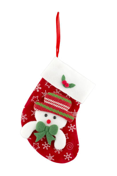 istock Christmas stocking isolated on white background 1139471226