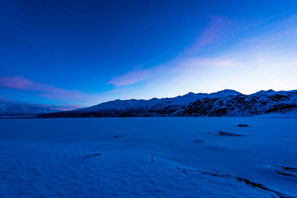 istock Sunset and mountains in Alaska 1139471972