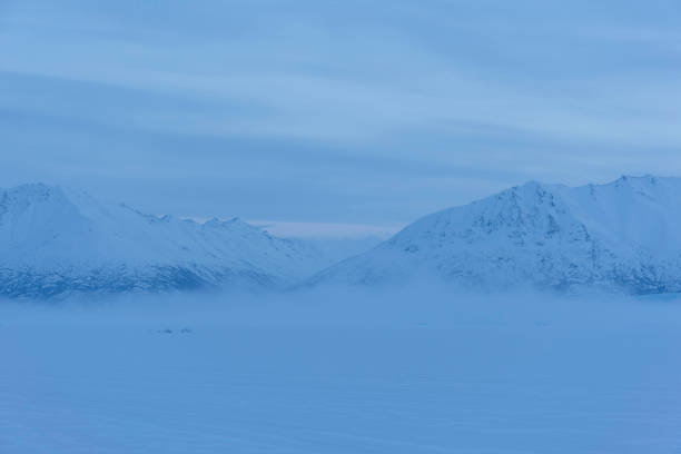 istock Foggy mountain view in Alaska 1139474153