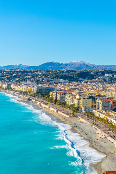 Seaside of Nice, France Seaside of Nice, France nice france stock pictures, royalty-free photos & images