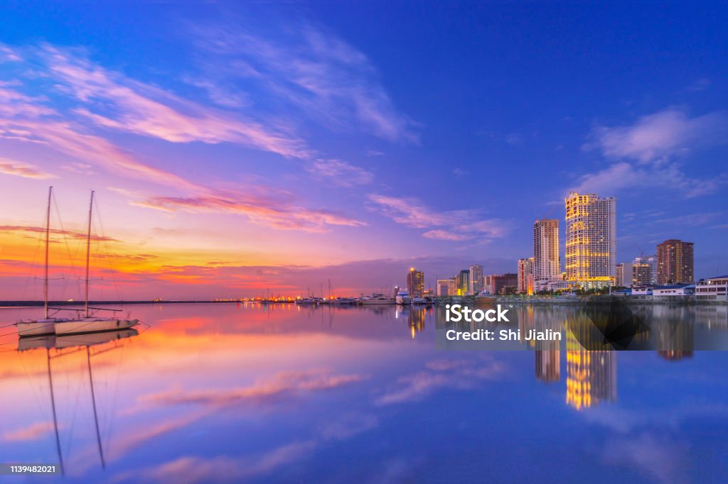 sunset manila manila phippines Manila - Philippines Stock Photo
