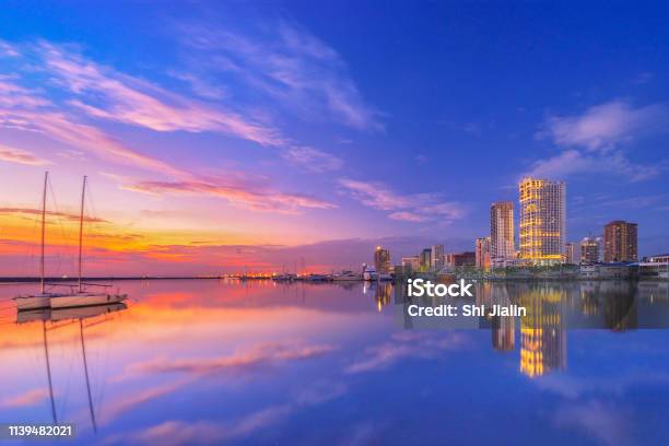 Sunset Manila Stock Photo - Download Image Now - Manila - Philippines, Greater Manila Area, Urban Skyline