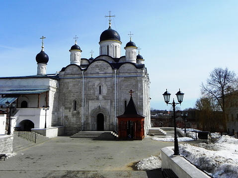 Serpukhov vladychny women's monastery. A Holy place visited by many tourists