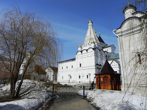 Serpukhov vladychny women's monastery. A Holy place visited by many tourists