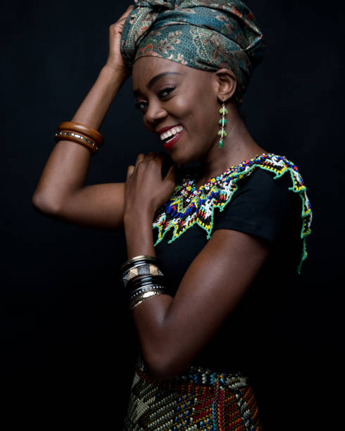istock Headshot of African female 1139487936