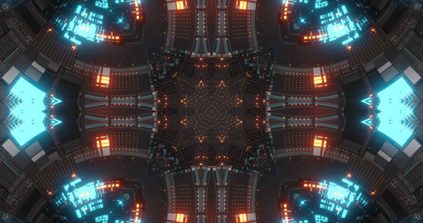 istock Abstract technology background, led and flickering particles. Animation of electric circuit signal with light glow and Bokeh. Futuristic concept. 1139490812
