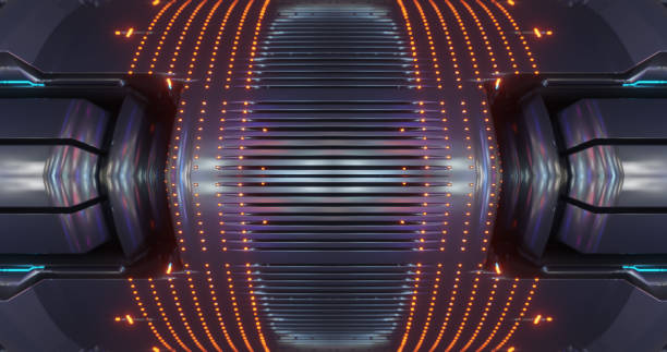 istock Abstract technology background, led and flickering particles. Animation of electric circuit signal with light glow and Bokeh. Futuristic concept. 1139490907