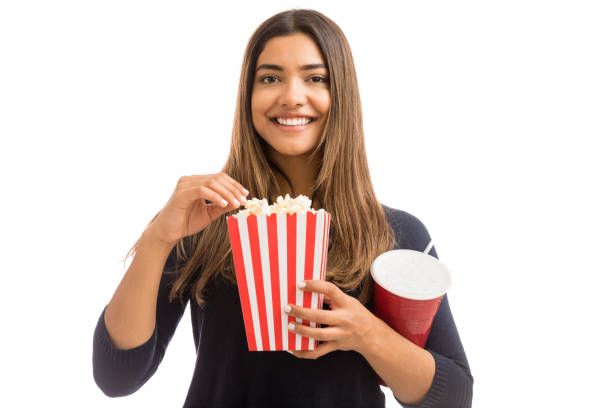 istock Having Fun Watching Movie With Popcorn 1139493217