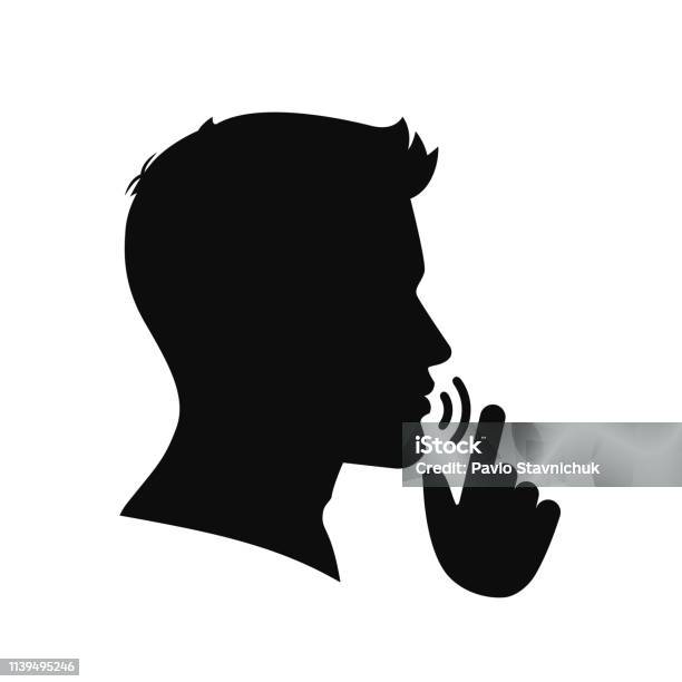Quiet Please Keep Silence Symbol Keep Quiet Sign Vector Stock Illustration - Download Image Now