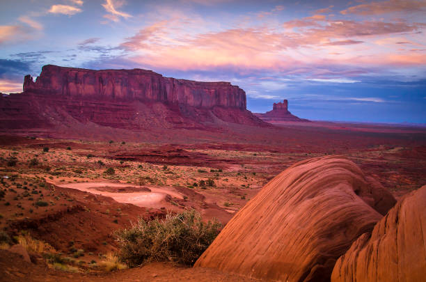 istock Majestic Monument Valley at or near sunset 1139502368