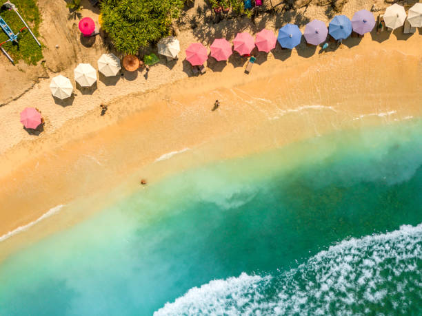 istock People on a Tropical Beach. Aerial View 1139504912