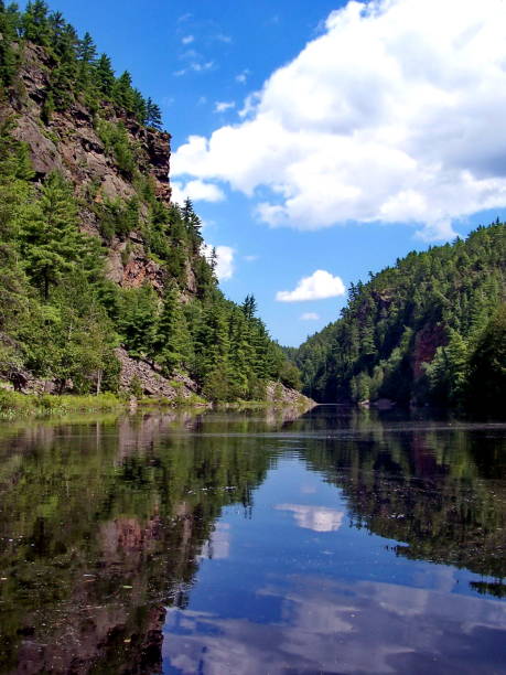 istock Winding river through Barron Canyon 1139511490