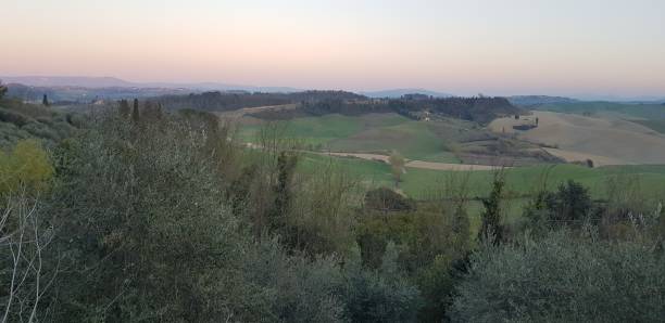 Panoramic view of Tuscany from Terricciola