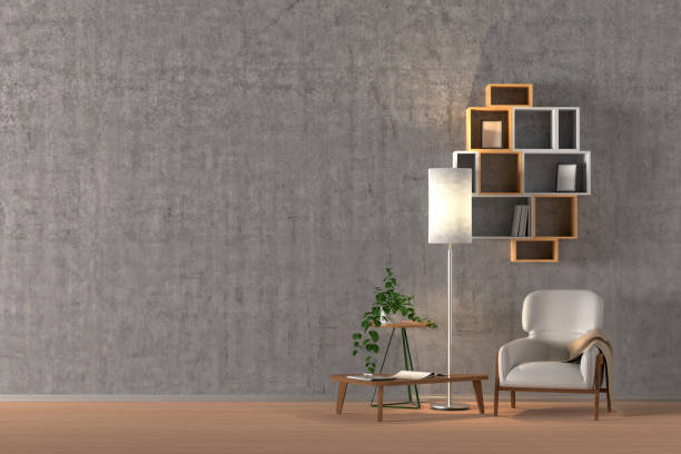 istock Blank wall in living room interior mock up 1139514483