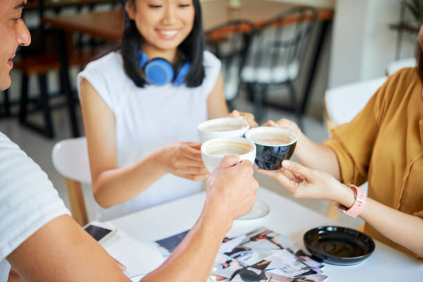 istock Friends toasting with cappuccino 1139515829