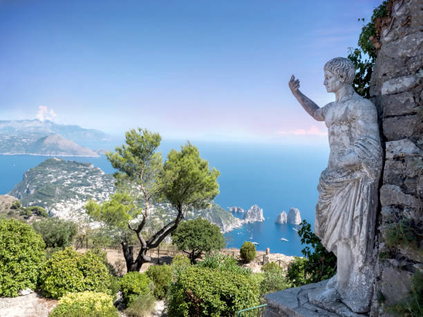 istock Capri Island from Mount Solaro, Italy. 1139516822