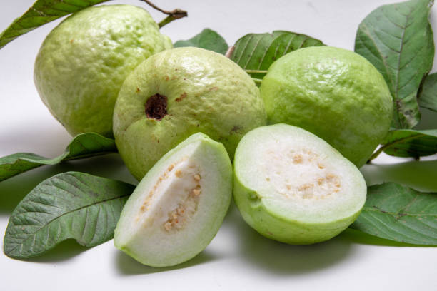 istock Guava isolated on white background 1139516930