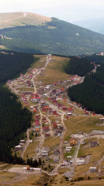 istock City in the mountainous valley 1139517294
