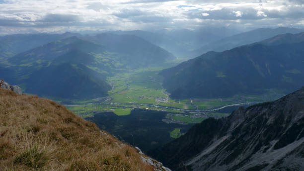 istock City in the mountainous valley 1139517332