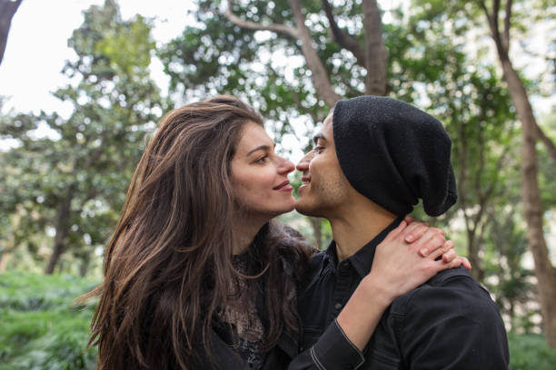 istock Romantic couple embracing each other 1139520536