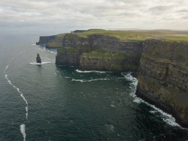 istock Dramatic light over the Cliffs of Moher, Moher, Lahinch, county Clare, Ireland. 1139527607