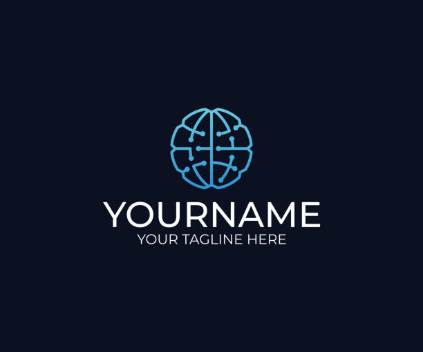 Brain world design. Circuits vector design. Artificial intelligence illustration Brain world design. Circuits vector design. Artificial intelligence illustration world-logos stock illustrations