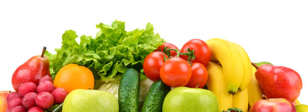 istock Set fruits and vegetables 1139530430