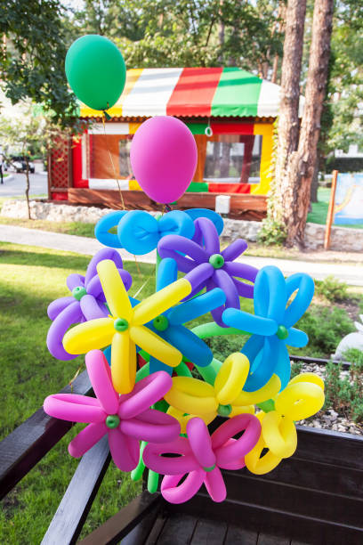 istock Balloons shaped in form flower 1139533289