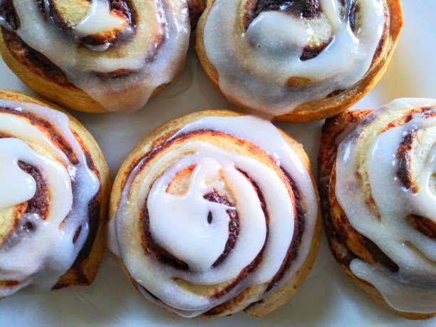 istock Cinnamon buns - homestyle baking 1139534606