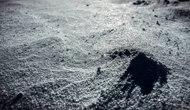 istock The texture of the lunar surface. 1139535635