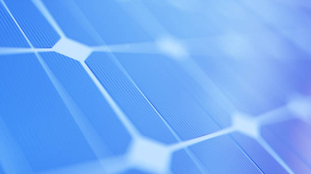 istock 3D illustration solar power generation technology. Alternative energy. Solar battery panel modules with scenic sunset with blue sky with sun light 1139540572