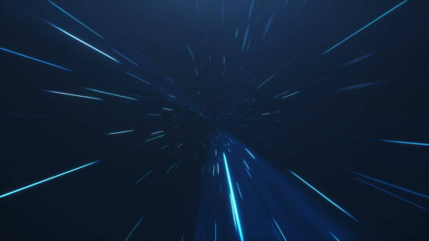 3d-illustrationstunnel oder wurmloch, tunnel, der ein universum mit einem anderen verbinden kann. abstrakte geschwindigkeit tunnelhüte im raum, wurmloch oder schwarzes loch, szene der überwindung des temporären raumes im kosmos - verzerrtes bild stock-fotos und bilder