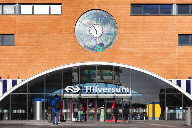 Hilversum train station entrance, Netherlands