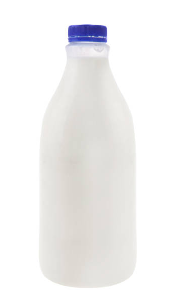 istock Bottle of Milk on White Background 1139542963