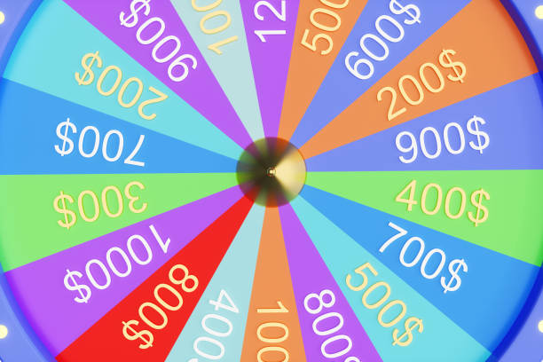 3d illustration colorful wheel of luck or fortune. roulette fortune spinning wheels, casino wheel. wheel fortune - wheel incentive spinning luck imagens e fotografias de stock