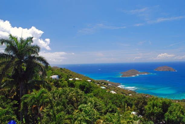 istock Blue sky and water of St. Thomas 1139547726