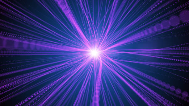 istock Neural connect lines of communication as a data connection in the central brain. Abstract blue lines on a dark background 3d illustration 1139550027