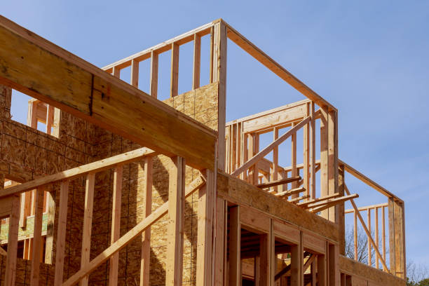 istock Framing beam of new house under construction home framing 1139554074