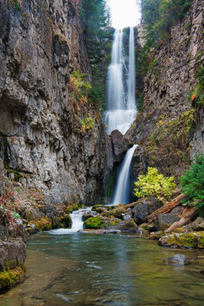 istock Waterfall in Autumn in San Juan Mountains 1139557392