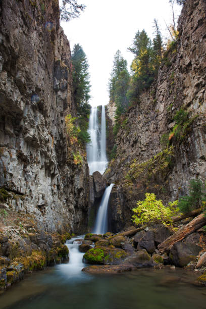 istock High Beautiful Waterfall in Colorado 1139557455