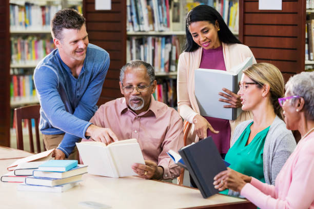 istock Diverse group of students taking adult education class 1139566238