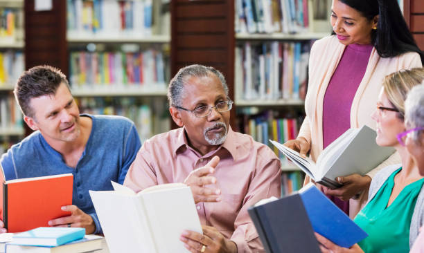 istock Diverse group of students taking adult education class 1139566246