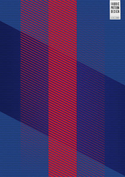 축구 저지, 축구 키트 또는 스포츠 유니폼에 대 한 그물 운동복 직물 직물 패턴입니다. 흰색 도트 패턴으로 추상적인 배경입니다. 벡터. - red abstract vector blue stock illustrations