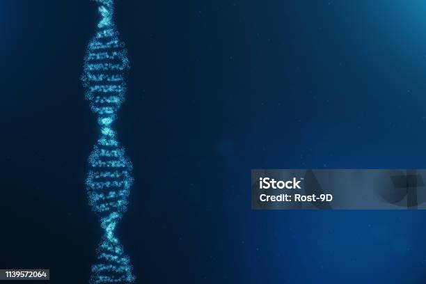Dna Digital Coding Artifical Intelegence Dna Molecule Dna Is Converted Into A Digital Code ...