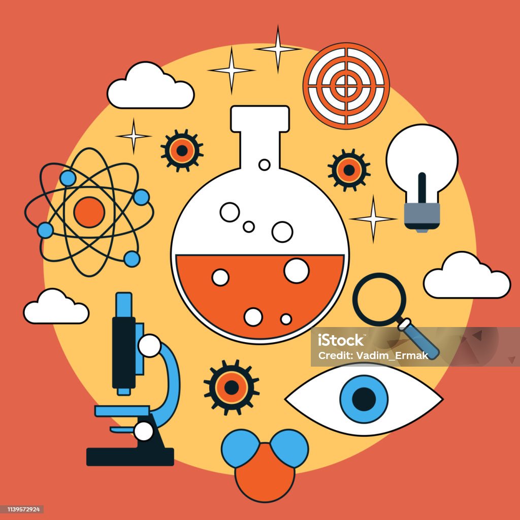 Science Research Vector Science Research Vector Concept Stock Illustration - Download Image Now ...