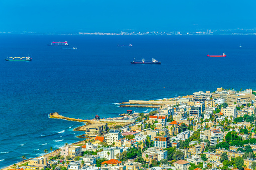 Aerial view of Haifa, Israel