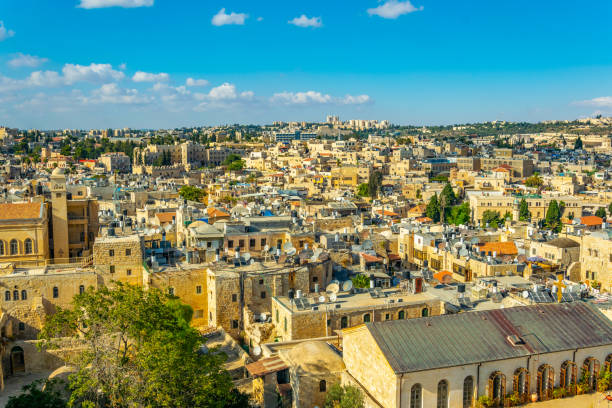 istock Aerial view of Jerusalem , Israel 1139580071