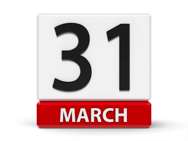 istock Cubes calendar 31st March 1139585966